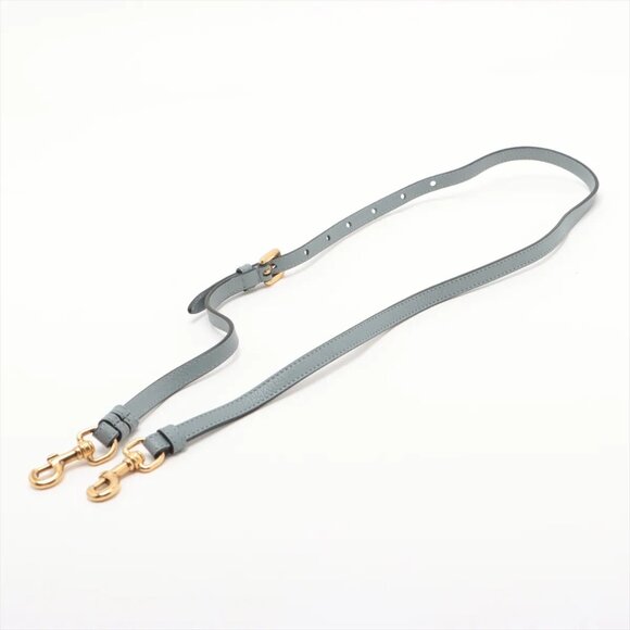 Christian Dior Saddle Bag Leather Shoulder bag Blue - Picture 7 of 9